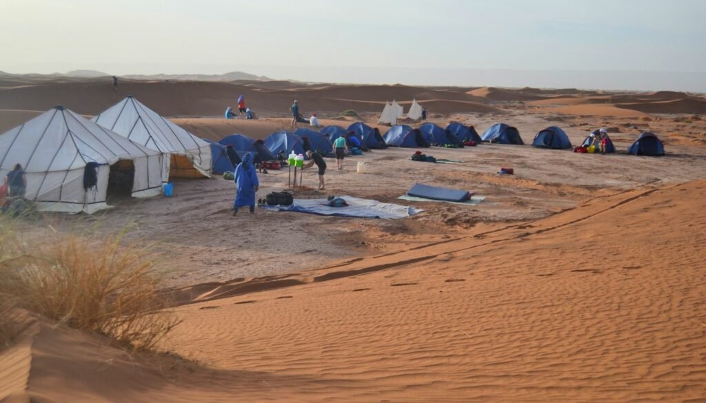 Bivouac privé au désert marocain