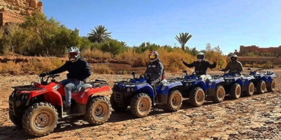 Excursion demi-journée en quad à Ouarzazate Maroc