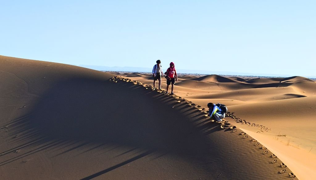 randonnée au bout de désert Maroc