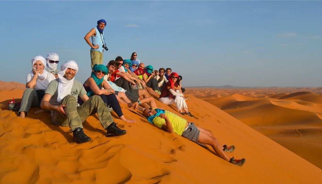 Trek à dos des dromadaires au Maroc