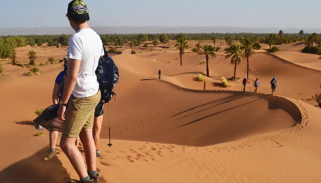 trek dunes et oasis de la vallée du draa