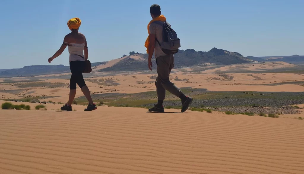 trek randonnée dunes de merzouga