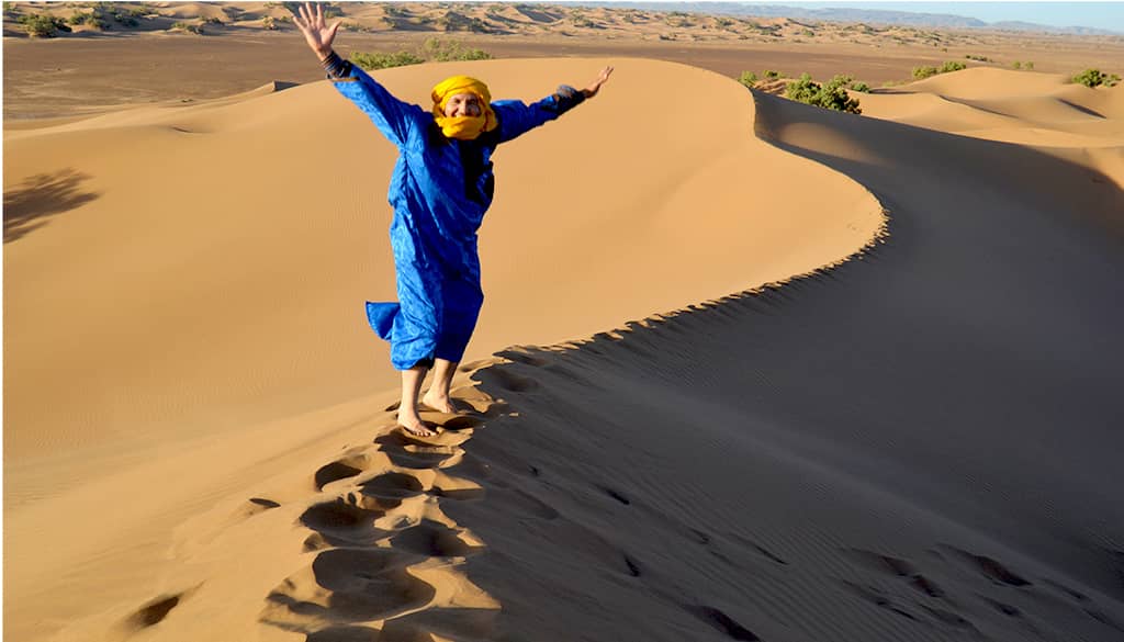 randonnée dans le désert et la vallée du Draa Maroc